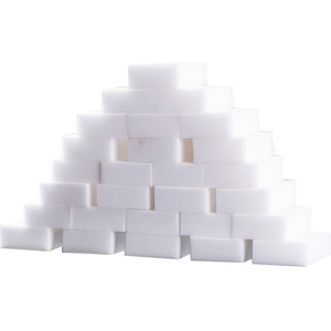 ฟองน้ำนาโนเมจิกอีราเซอร์แผ่นสี่เหลี่ยมผืนผ้า 10x7x3 ซม. สำหรับทำความสะอาดพื้นกระเบื้องในครัว ขจัดคราบ ฝ้ายสีขาว - Product Image 2