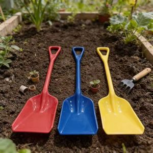 Pelle <span class=keywords><strong>à</strong></span> <span class=keywords><strong>neige</strong></span> carrée en plastique avec lame en PP, manche en bois dur, poignée en D de qualité industrielle, design moderne, pour l'agriculture et le jardinage - Product Image 2