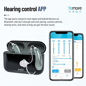 Bộ khuếch đại ric có thể sạc lại kỹ thuật số 16 kênh tốt nhất Máy trợ thính mini để giảm thính lực nghiêm trọng với phần mềm lập trình - Product Image 2