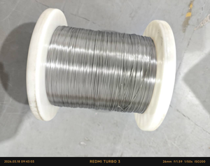 Fil de titane pur poli de 0,5 mm en bobine, qualité export Gr1/Gr2, pour la fabrication de montures de lunettes, la découpe de mousse, le soudage et le pliage industriel - Meilleure vente - Product Image 3