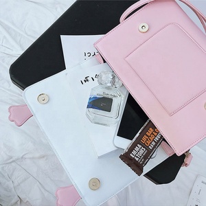 Sac à main brodé en chat pour femmes, sac à bandoulière, mignon, animé japonais, mode, personnalité amusante, chevelure de chaton, nouvelle collection <span class=keywords><strong>2021</strong></span> - Product Image 6