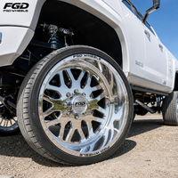 Jantes en alliage forgé personnalisées de 20, 22, 24, 26 pouces, 8x5.5, 8x6.5, 8x170, 10x225, 10x285.75 pour pick-up