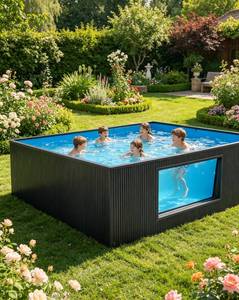 Conteneurs en acrylique personnalisés pour piscines hors sol pour enfants, pour l'extérieur, la maison, le jardin, vente en gros - Product Image 3