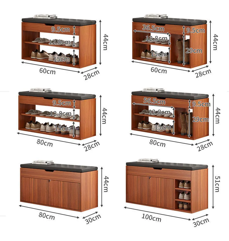 Taburete de almacenamiento multicapa para puerta del hogar, moderno y simple, portátil, personalizado, con cambio de uso