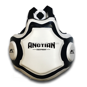 ANGTIAN chine protecteur de <span class=keywords><strong>corps</strong></span> en cuir personnalisé bon marché et protège-poitrine pour boxe muay thai mma arts martiaux - Product Image 6