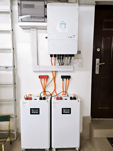 Batería de Litio EU 48V 51.2V, Caja de Batería DIY Tipo Torre Vertical JK V19 BMS con Balance Activo, Base Móvil con Ruedas, Sistema de Almacenamiento Solar - Product Image 5