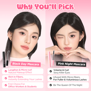 PINKFLASH-Máscara de pestañas de Fibra de seda, máscara sin aceite, efecto de pestañas postizas - Product Image 5