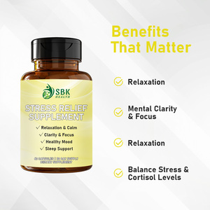 Capsules de suppléments anti-stress très vendues : Équilibre magnésium et potassium, réduction du cortisol, vitamine B1 - Product Image 6