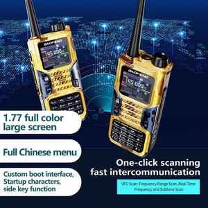 BAOFENG RD-55 PRO fungsi GPS, Walkie Talkie jarak jauh pemrograman Bluetooth 10W VHF <span class=keywords><strong>UHF</strong></span> AM/FM Transceiver - Product Image 4