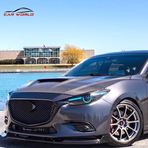 Nouveau capot moteur en fibre de carbone Carworld pour Mazda 3 Axela 2014-2019 pour rénovation/amélioration - Product Image 3