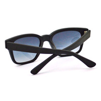 Lunettes de soleil unisexes tendance faites à la main, personnalisées, anti-éblouissement, polarisées, à verres dégradés, monture en acétate, protection UV400