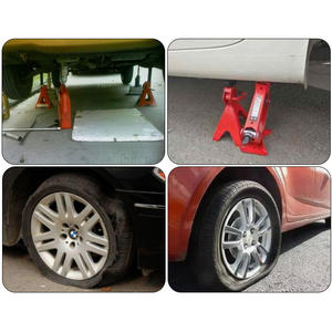 Puluoen PLE10244 6T Ağır Hizmet Tipi Çelik Katlanabilir Araç Kriko Sehpası, Araç Tamiri için Güvenlik Özellikleriyle - Product Image 6