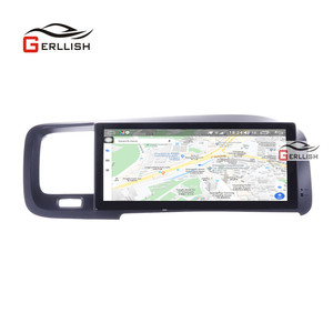 เครื่องเล่นมัลติมีเดีย GPS DVD 8.8 "หน้าจอสัมผัสเครื่องเล่นมัลติมีเดียสำหรับรถยนต์ Volvo <span class=keywords><strong>S60</strong></span> V60 2009 <span class=keywords><strong>2010</strong></span>เครื่องเสียงรถยนต์สเตอริโอ - Product Image 1