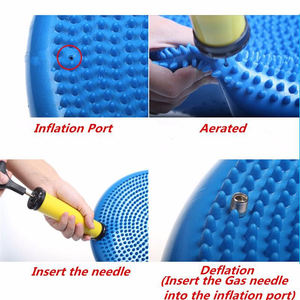 CZFIT Factory Best Seller High Quality PVC Inflatable Yoga Exercise Fitness Training Multifunction Balance <b>Board</b> Pad Cushion - Product Image 2