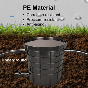 ตู้ปลาขนาดใหญ่ ทนทาน สำหรับกลางแจ้ง พร้อมระบบกรองนอกแบบถัง 50 ลิตร วัสดุ PE พร้อมระบบกรองชีวภาพ กลไก และเคมี พร้อมปั๊ม - Product Image 2