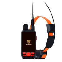 Collier de suivi pour chien de chasse GPS 4G VHF double mode, étanche IP68, Android, batterie 7 jours, longue portée, localisateur d'animaux