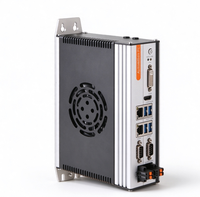CANGHAN NP-6122 NP-6132 PC Industri Box untuk Rel DIN Generasi ke-6~11 Core Dual Gigabit LAN 2*RS232/485 Temperatur Lebar