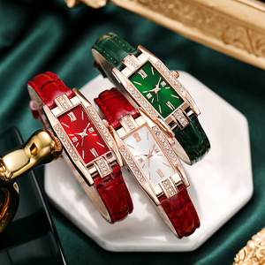 New model <b>watch</b> - simple diamond <b>watch</b>, retro student style small green <b>watch</b>, niche women's <b>watch</b>, simple and fashionable desig - Product Image 6