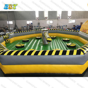 <span class=keywords><strong>Prix</strong></span> usine U-Rides 8m de large Eliminator Wipeout jeu de fusion jeux de wipeout gonflables - Product Image 3