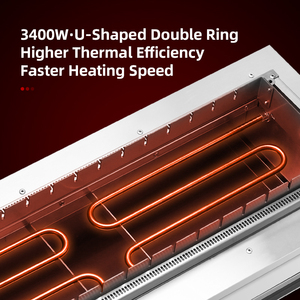 Hiệu quả cao 220V 50Hz thiết bị gia dụng di động BBQ nướng không khói thịt nướng Kebab xiên máy - Product Image 3