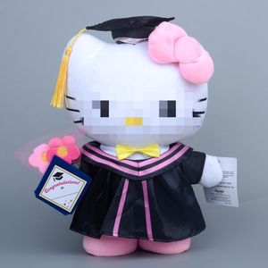 Muñeca de Peluche Graduada Melody Kuromi Kitty, Personaje Famoso de Anime y Dibujos Animados, Juguetes de Peluche para Regalo de Graduación - Product Image 3