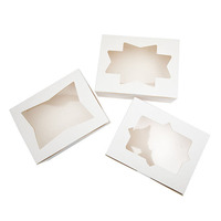 Vente en gros boîte à gâteaux emballage en papier pliable boîtes de fournitures de cuisson boîtes à dessert jetables