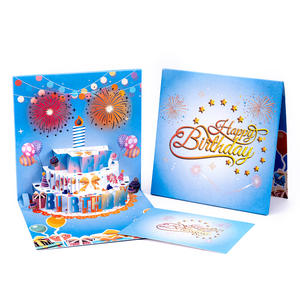 <span class=keywords><strong>การ์ด</strong></span>อวยพรวันหยุดสร้างสรรค์แบบ 3 มิติ ลายเค้กดนตรียุคดิจิทัล ปี 2026 ตัดด้วยเลเซอร์ - Product Image 1