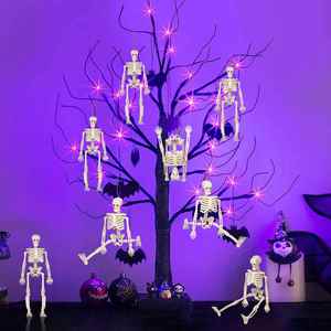Props <b>Decoration</b> <b>Halloween</b> Diy Skeleton With Move Joints Prank Supplies - Product Image 4