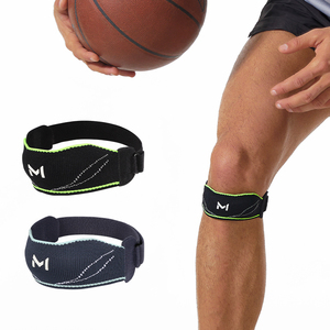 Sangle de compression bidirectionnelle pour le genou, idéale pour le soulagement du genou des sauteurs, bande pour le tendon rotulien avec Velcro à forte adhérence - Product Image 1