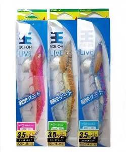 <span class=keywords><strong>Yamashita</strong></span>, Juego de 3 Piezas, <span class=keywords><strong>3.5</strong></span> #   Señuelos de Pesca EGI-OH LIVE, Calamar, Pulpo, Camarón Luminoso, Cebo Duro, Calamar, Egi - Product Image 1