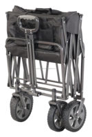 Chariot de courses pliable grande capacité personnalisé, robuste, pour pique-nique et camping