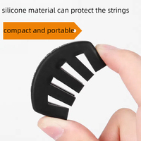Rubber Practice Violin Silencer Mute for Acoustic Guitar and Violin (4/4 3/4 1/2 1/4) for Violin