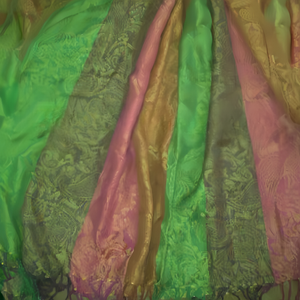 Autumn Adults' Elegant Rayon <b>Pashmina</b> Shawl Traditional Jacquard Design Jamawar Scarf & Wrap - Product Image 1