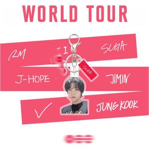 Offre Spéciale 2026 – Porte-clés en acrylique BTS World Tour <span class=keywords><strong>V</strong></span> JIN SUGA J-<span class=keywords><strong>Hope</strong></span> – Pendentif pour sac, groupe d'idoles KPOP, cadeau d'anniversaire - Product Image 6