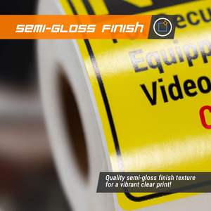 Видеонаблюдение наклейка предупреждение видеонаблюдение 24 часа контролируется камерой безопасности наклейки <span class=keywords><strong>CCTV</strong></span> предупреждающий знак - Product Image 3