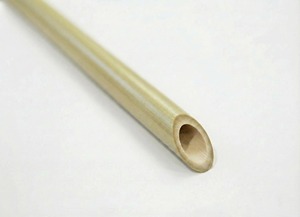 Pajitas de Bambú Desechables Verdes a Granel, Pajitas de Bambú Inclinadas para Llevar - Product Image 2