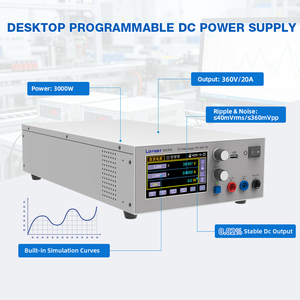 Alimentation programmable réglable 0-360V 0-20A, source de laboratoire de bureau 3000W haute performance avec interface RS485 USB - Product Image 2