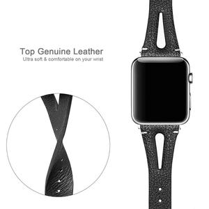 CHAUDE En <span class=keywords><strong>Cuir</strong></span> <span class=keywords><strong>Bracelet</strong></span> de Montre Pour <span class=keywords><strong>Apple</strong></span> iWatch femmes hommes Sport Sangle Remplacement <span class=keywords><strong>Bracelet</strong></span> Cool - Product Image 3