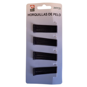 HORQUILLAS DE PELO Black Hair Clips 24 Pcs Baby Hair Styling - Product Image 1