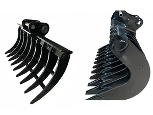 Accessoires d'excavatrice haute résistance, râteau à racines pour mini-excavatrice de 1,7 à 3 tonnes - Product Image 5