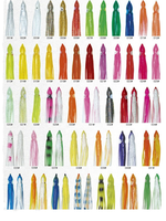 Leurre de pêche Weiyu OEM 10 pouces en PVC souple pour la pêche à la traîne et au jigging, jupe de poulpe Hoochie, avec nuancier de couleurs