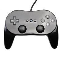 Manette de jeu Wii classique de 2e génération, tout nouveau contrôleur de jeu filaire pour console Wii