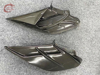 Prises d'air latérales arrière en fibre de carbone sèche de style capot pour Ferrari 488 GTB Spider