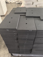 Plaques de repose-pieds légères en plastique technique UHMWPE pour grue, plaques de repose-pieds mobiles pour engins de chantier