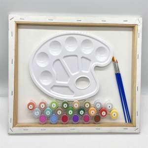 Kits de Pintura por Números con Lienzo Estirado de Algodón 100% de 280g, Imagen Predibujada, Tamaño Personalizado, con Marco Exterior para Niños, Venta al Por Mayor - Product Image 3