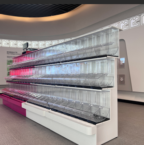 Ecobox siêu thị thiết bị Kệ hạt kẹo hiển thị Thùng đứng nhựa thực phẩm bin Pick và mix kẹo kệ trưng bày cho các cửa hàng - Product Image 6