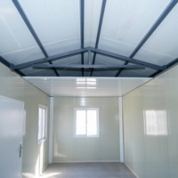 Maison conteneur préfabriquée 5800 mm en kit, directement de l'usine, boîte d'emballage modulaire, bâtiment préfabriqué portable