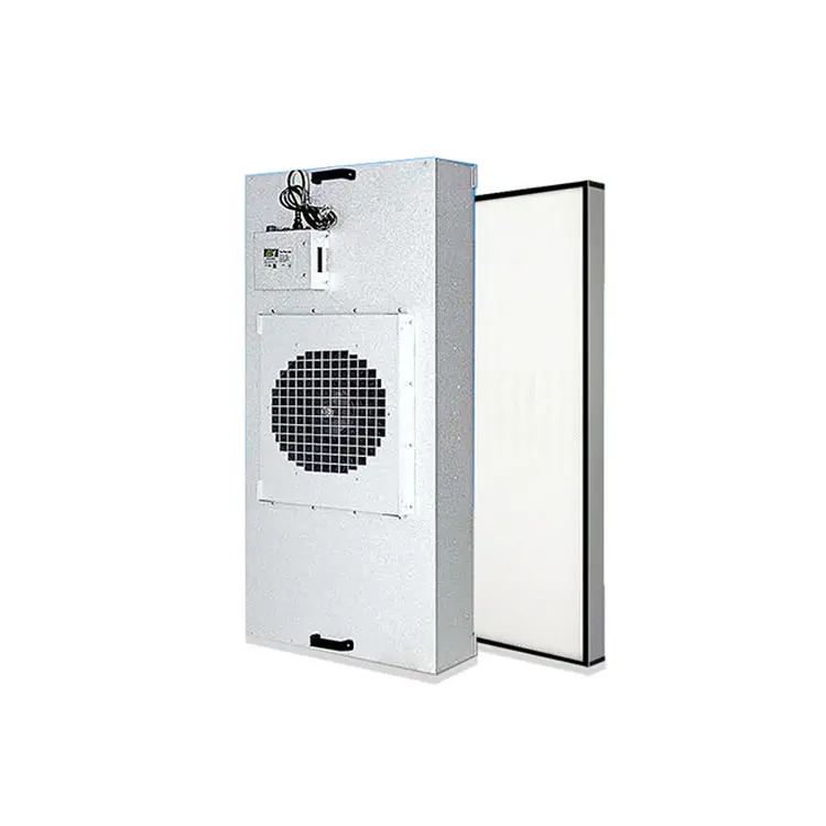 Ag unidade de ventilação do filtro epa, 0.35-0.55 m/s 1000m 3/h hepa filtro para unidade de limpeza ffu