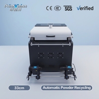Machine de séchage DTF Roll Roll en acier inoxydable de 33 cm, système de recyclage automatique de la poudre, compatible avec la tête d'impression Epson