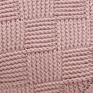 Xiti ผ้าห่มเด็ก<span class=keywords><strong>สี</strong></span>ทึบทอสบายกลางแจ้งหนาอบอุ่นผ้าห่มห่อตัวทารกผ้าห่มถักลายสก๊อต - Product Image 5